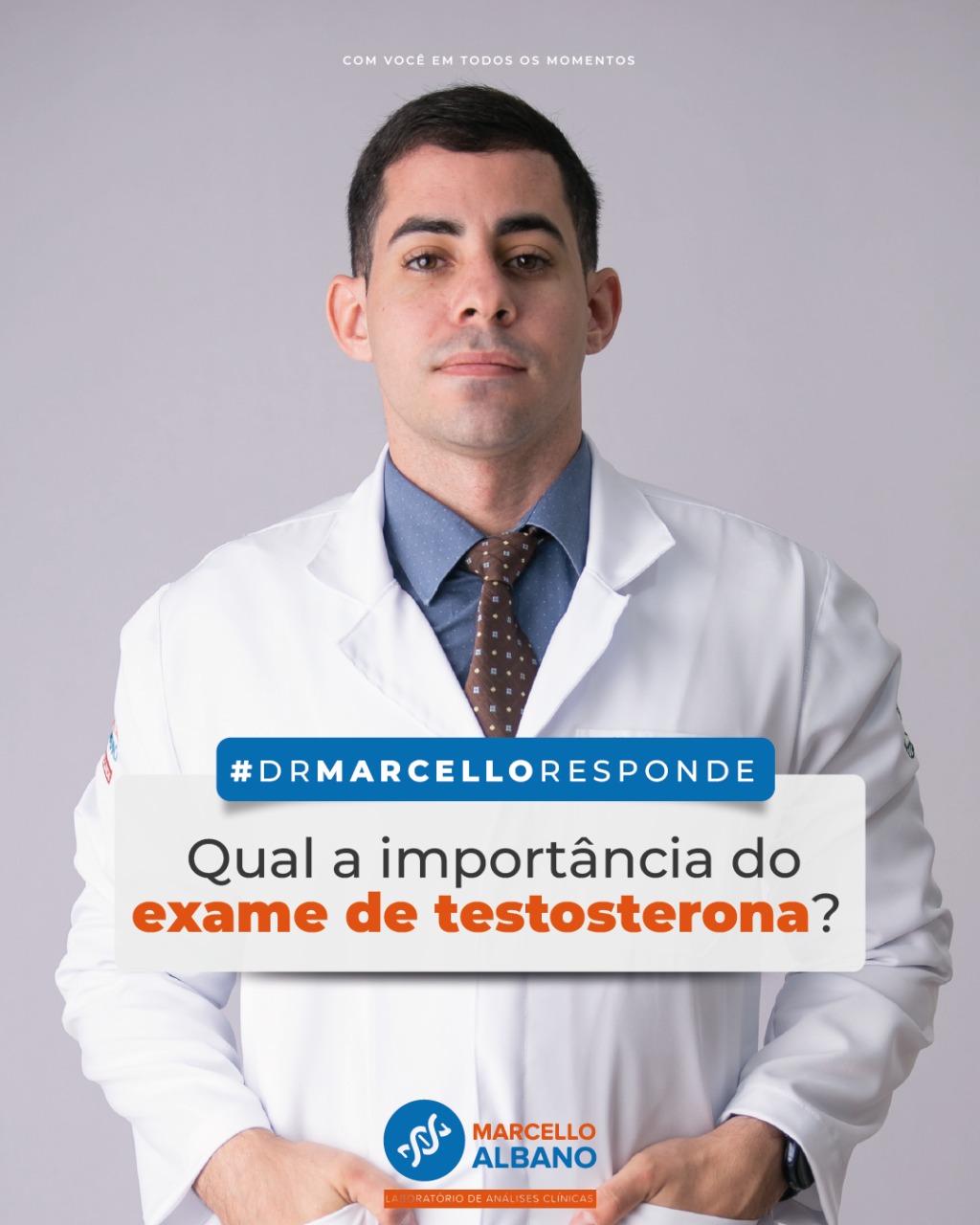 Dr Marcello responde: Qual a importância do exame de Testosterona?